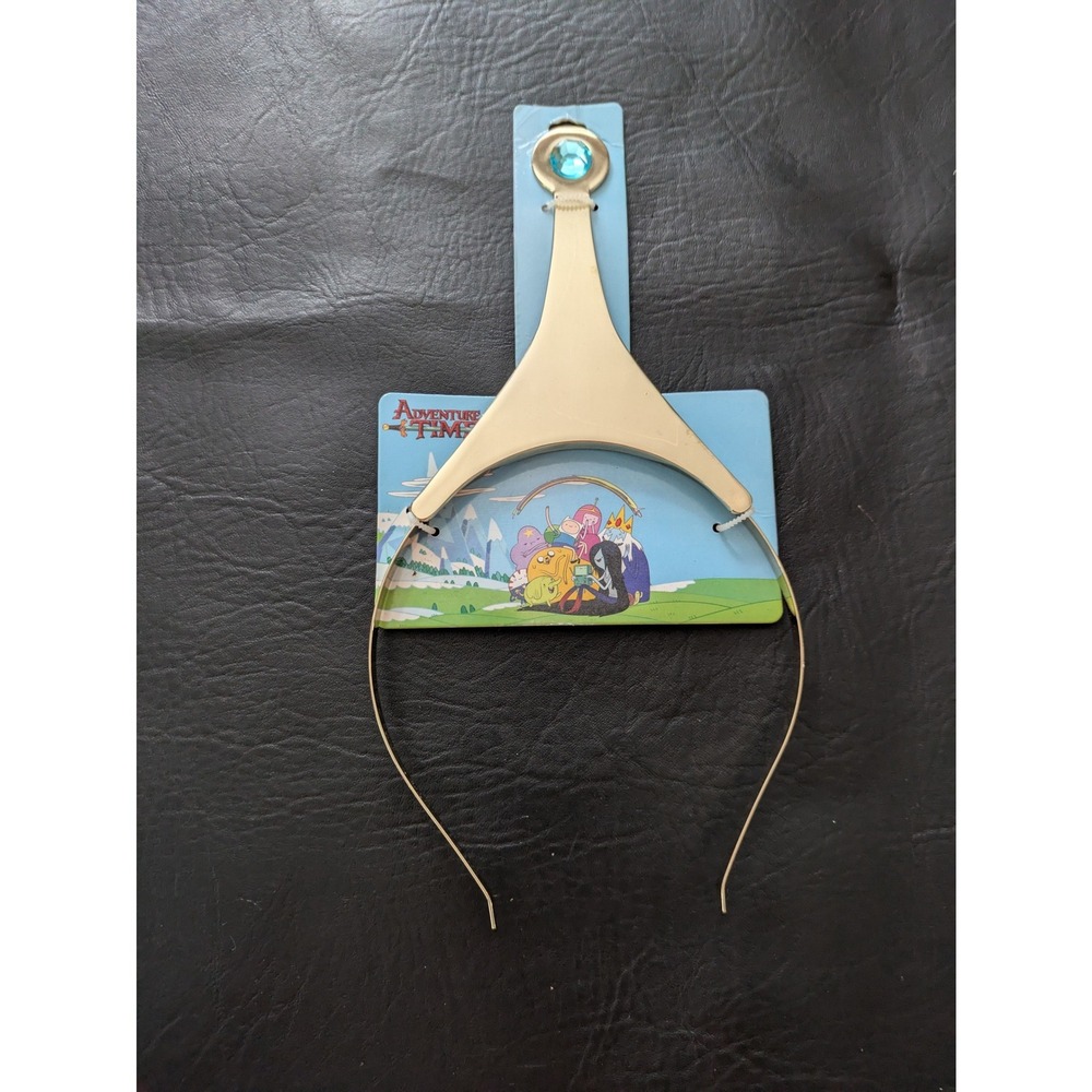 2013 Adventure Time Princess Bubblegum Tiara Headband Gold Blue Gem Cosplay New
